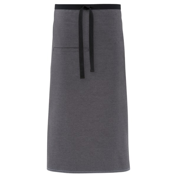 Deltaplus Bistro Waist Apron, Inset Pocket, City Market, CM24I, Heather Gray 83469 - main